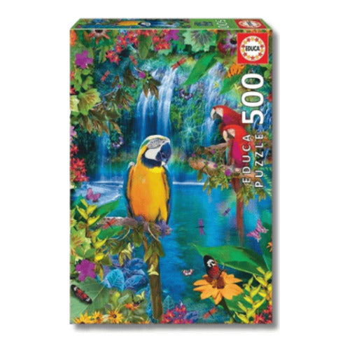 Educa_Puzzle_Bird_Tropical_Land_500_Teile_Puzzle