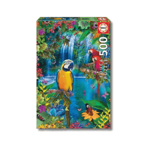 Educa_Puzzle_Bird_Tropical_Land_500_Teile_Puzzle