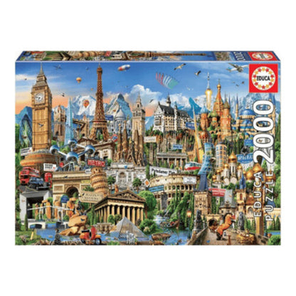 Educa_Puzzle_Europe_Landmarks_2000_Teile_Puzzle