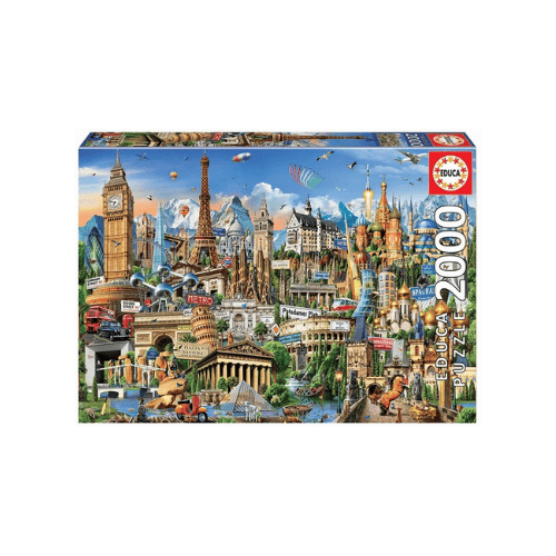 Educa_Puzzle_Europe_Landmarks_2000_Teile_Puzzle