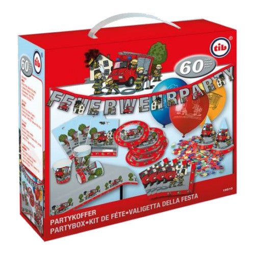 Feuerwehr Party Koffer Personen