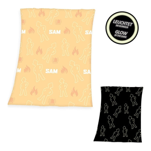 Feuerwehrmann Sam Glow Flauschdecke