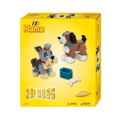 HAMA_3 D_Hunde_Buegelperlen