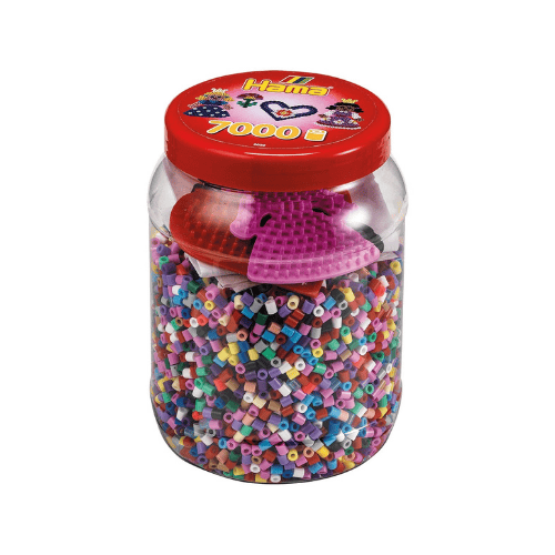 Hama_Dose_mit_Perlen_und_Stiftpaletten_zum_Buegeln