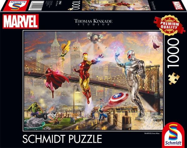 Iron Man Puzzle Teile