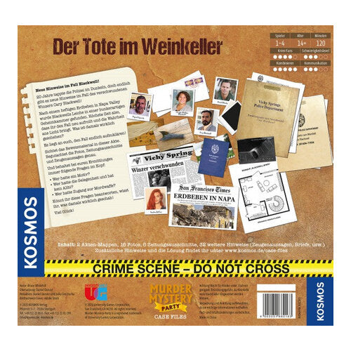 Kosmos Murder Mystery Weinkeller Fall