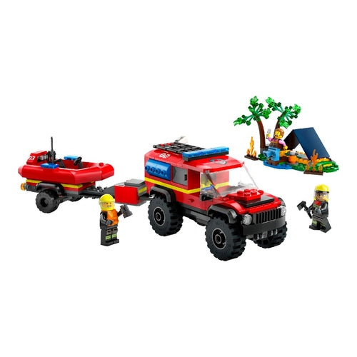 LEGO City Feuerwehr Geländewagen Rettungsboot