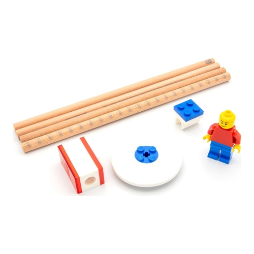 LEGO Schreibwarenset Bleistifte Legofigur