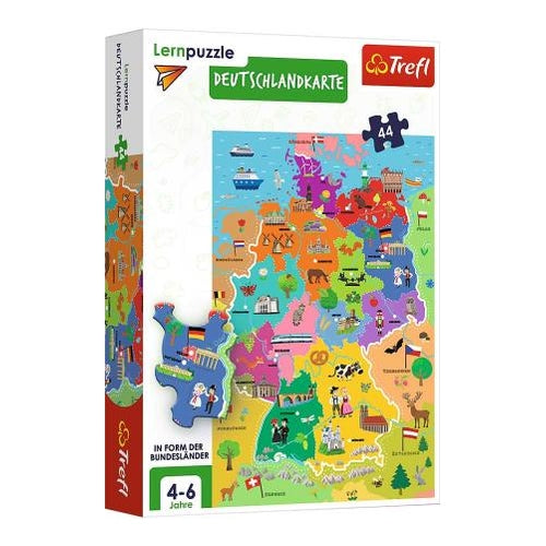 Lernpuzzle Deutschlandkarte Deutsche Teile