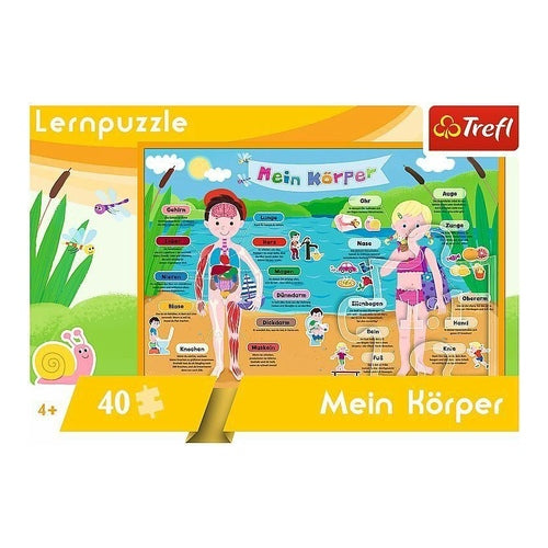 Lernpuzzle Körper 40 Teile Deutsch