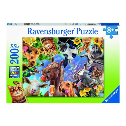 Lustige Bauernhoftiere Puzzle Teile