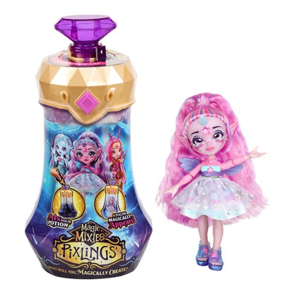 Magic Mixies Pixlings Einhorn Puppe lila