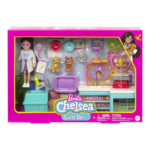 Mattel Barbie Chelsea Tierklinik Spielset