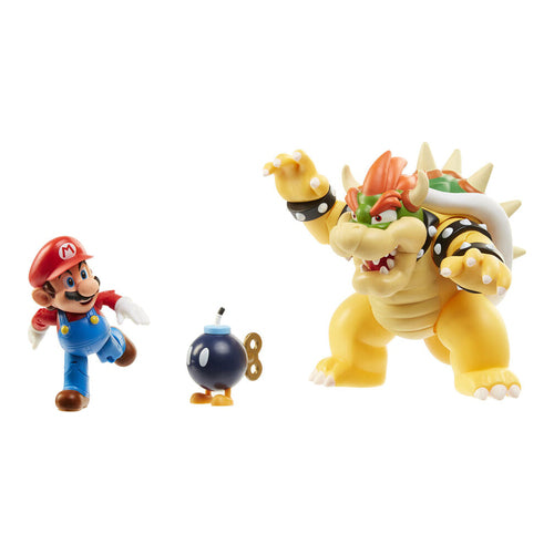 Nintendo Mario Figuren Bowser gegen