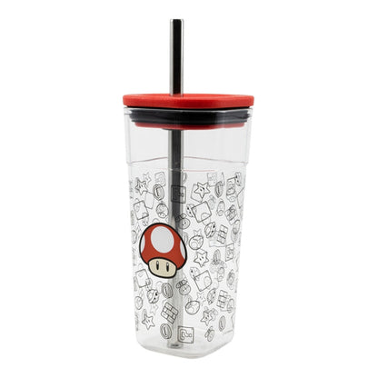 Nintendo Mario Toad Edelstahl Trinkbecher