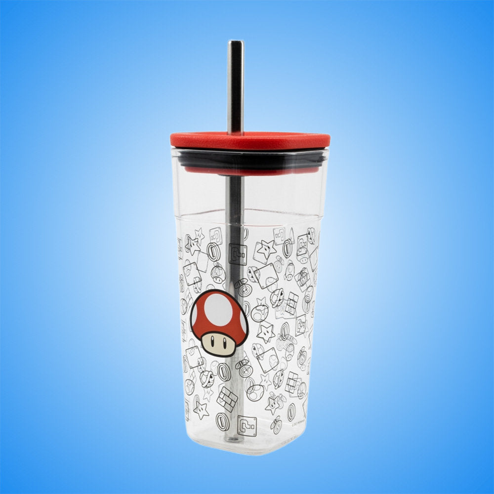 Nintendo Mario Toad Edelstahl Trinkbecher