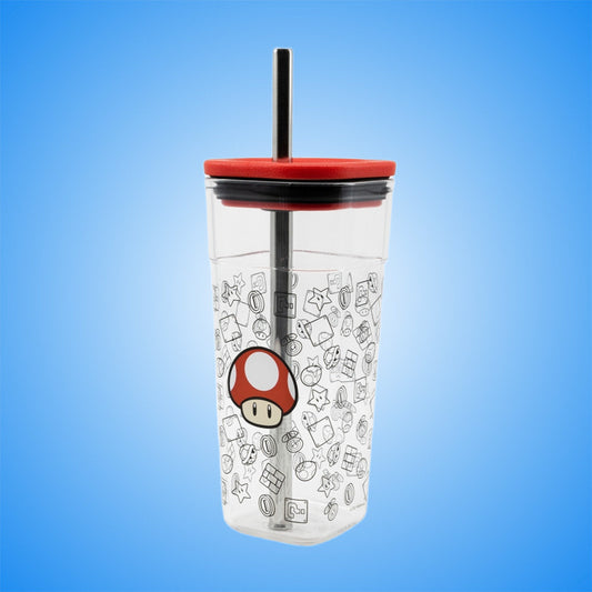 Nintendo Mario Toad Edelstahl Trinkbecher