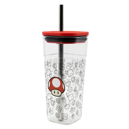 Nintendo Mario Toad Edelstahl Trinkbecher