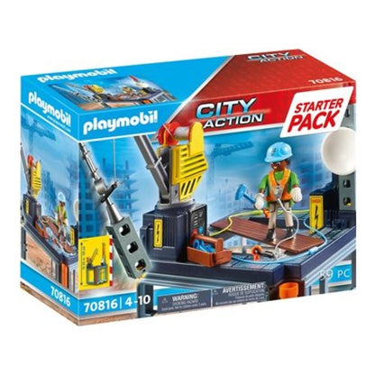 PLAYMOBIL City Action Baustelle Seilwinde