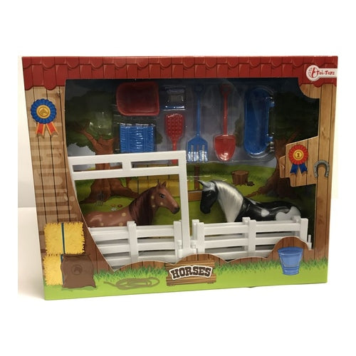 Pferde Stall Spielset Horses
