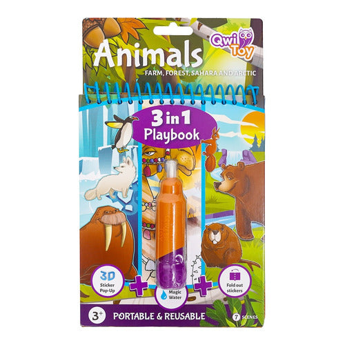 Qwi Toy Spielbuch Tiere
