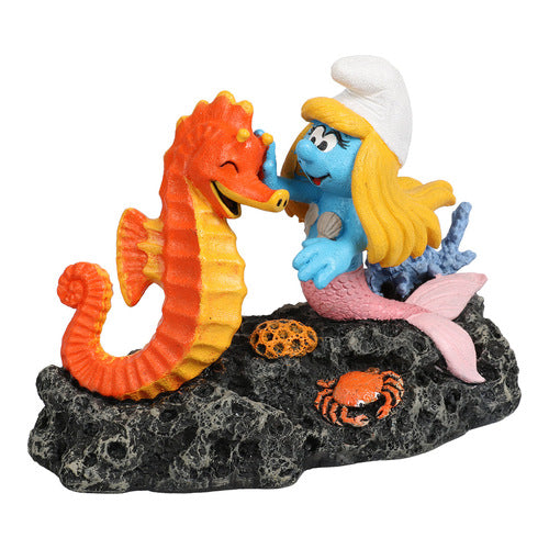 Schlumpfine Seepferdchen Figur