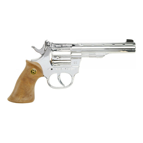 Schroedel Spielzeugpistole Kadett silber braun