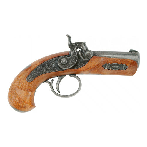 Schroedel Spielzeugpistole Philadelphia silber braun