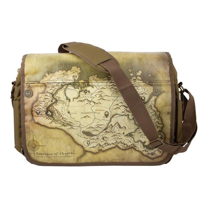 Skyrim Messenger Bag Umhaengetasche Karte