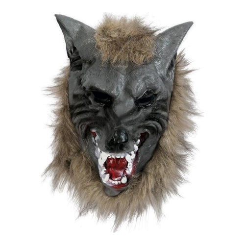 Vollmaske Wolf Erwachsener