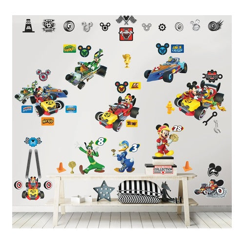 Wandaufkleber Mickey flinke Flitzer