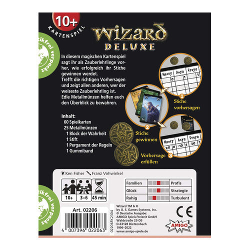 amigo wizard deluxe kartenspiel