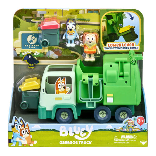 bluey muellwagen spielset mit zubehoer