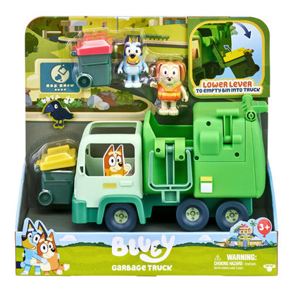 bluey muellwagen spielset mit zubehoer