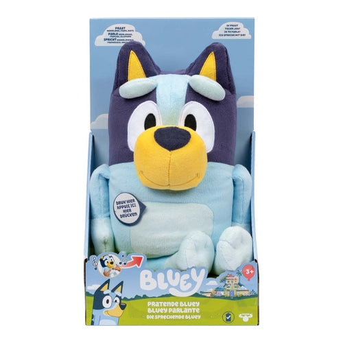 bluey sprechende plueschfigur