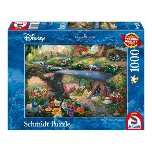 disney alice wunderland puzzle kinkade