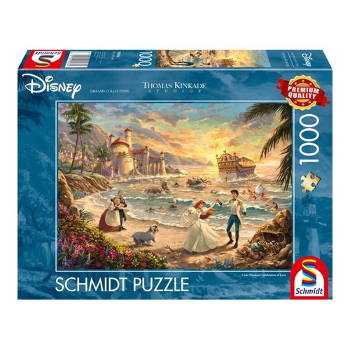 disney arielle liebes puzzle kinkade