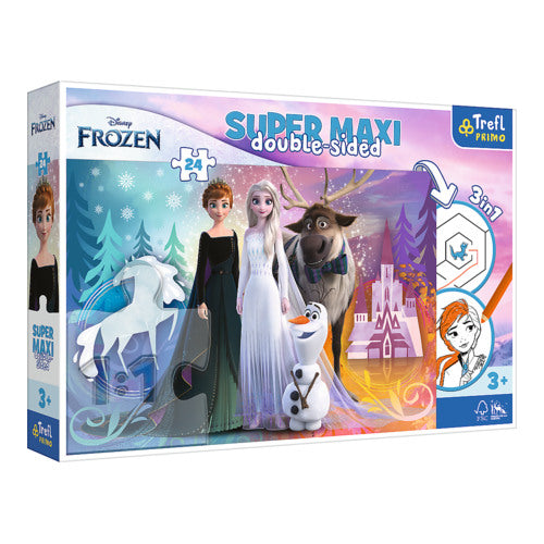 disney frozen primo super maxi puzzle und malvorlage