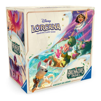 disney lorcana set archazias insel schatzkiste der luminari de