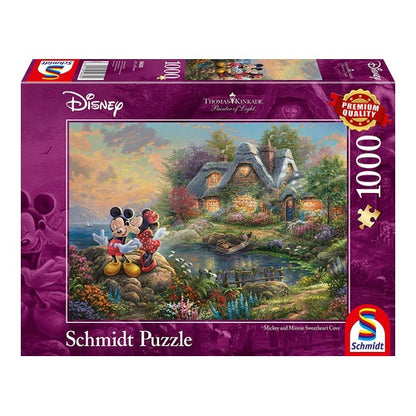 disney mickey minnie puzzle kinkade