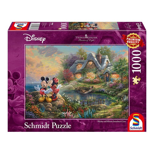 disney mickey minnie puzzle kinkade