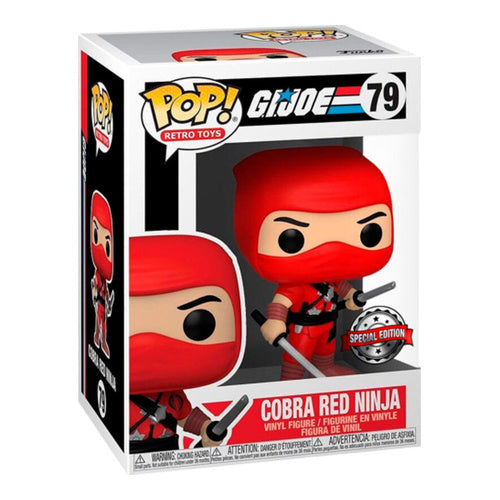funko pop gi joe cobra red ninja exclusive