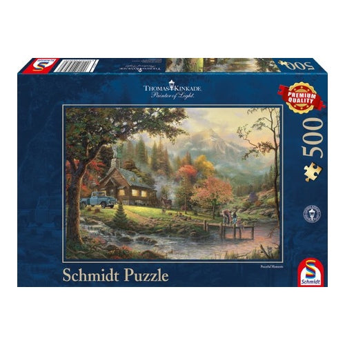 kinkade idylle fluss puzzle teile