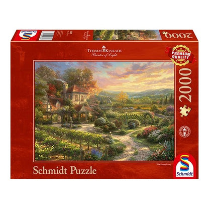 kinkade weinberge teile puzzle