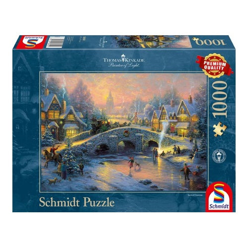 kinkade winterdorf puzzle teile