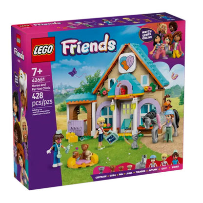 lego friends tierarztpraxis fuer pferde und haustiere