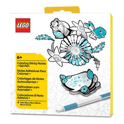 lego malhaftnotizen mit lego gelstift botanicals