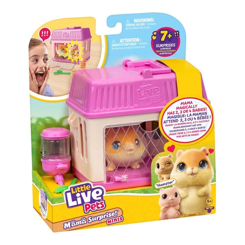 little live pets mini mama surprise s playset hamster