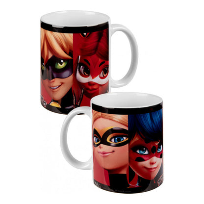 miraculous ladybug und cat noir tasse