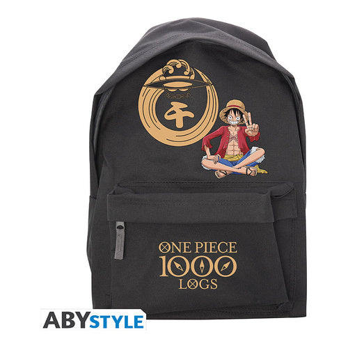 one piece backpack luffy logs